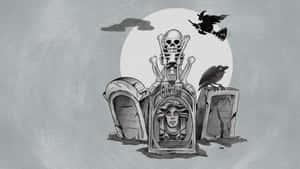 Abstract Pen Sketch Art Wallpaper