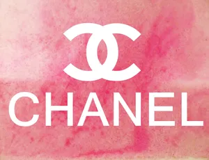 Abstract Pink Chanel Logo Wallpaper