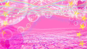 Abstract Pink Digital Artwork Wallpaper