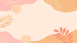 Abstract Pink Orange Background Wallpaper