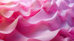 Abstract Pink Waves3 D Background Wallpaper