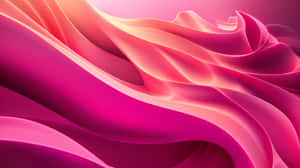 Abstract Pink Waves3 D Background Wallpaper