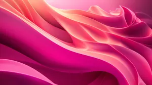 Abstract Pink Waves3 D Background Wallpaper