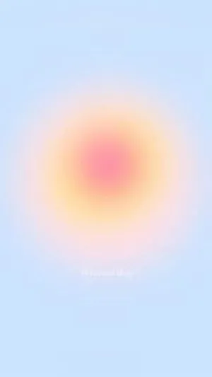 Abstract Preppy Aura Background Wallpaper