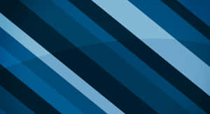 Abstract Preppy Blue Stripes Wallpaper