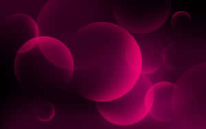 Abstract Purple Bubbles Background Wallpaper