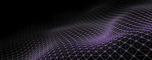 Abstract Purple Grid Wave Wallpaper