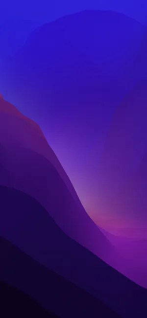 Abstract Purple Mountain Gradient Wallpaper