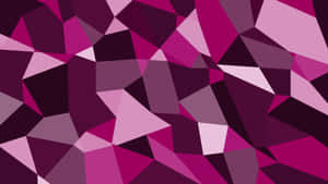 Abstract Purple Polygon Pattern Wallpaper