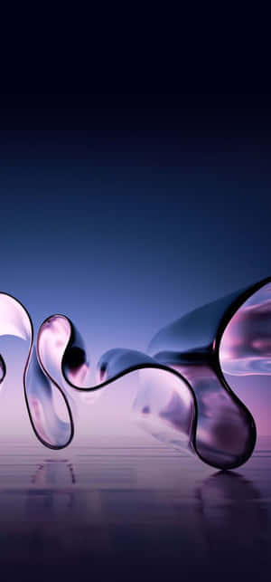 Abstract Purple Waves Samsung S23 Ultra Wallpaper Wallpaper