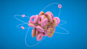 Abstract Quantum Orbit Illustration Wallpaper