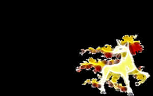 Abstract Rapidash Artwork Wallpaper