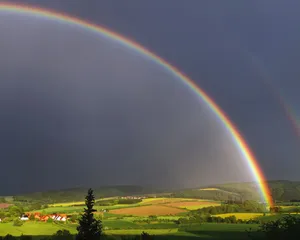 Abstract Red And Orange Shapes Wallpaper