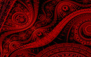 Abstract Red Art Wallpaper