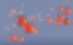 Abstract Red Bokeh Lights Background Wallpaper