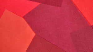 Abstract Red Geometric Shapes Wallpaper