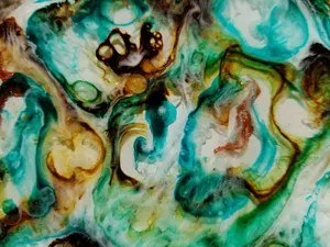 Abstract Resin Artwork Wallpaper