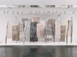 Abstract Sculptural Installation Artwork Wallpaper