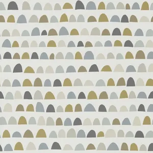 Abstract Semicircle Pattern Wallpaper