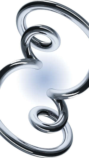 Abstract Silver Swirls Wallpaper