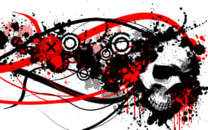 Abstract Skull Artwork Wallpaper