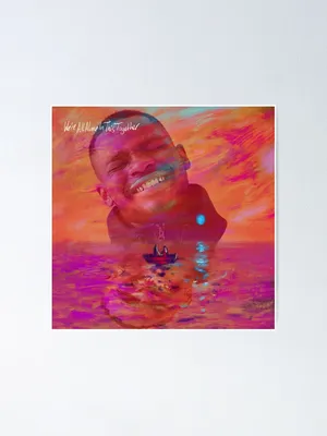 Abstract Smile Sunset Ocean Artwork Wallpaper