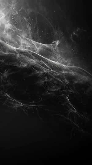 Abstract Smoke Art Black Background Wallpaper