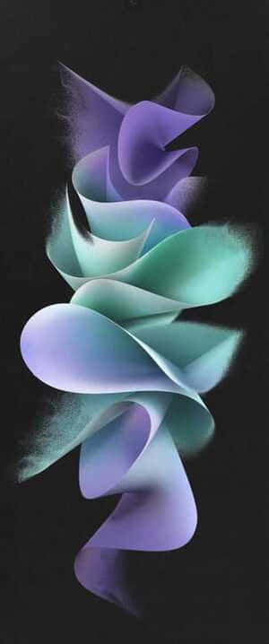 Abstract Smoke Art Z Flip5 Wallpaper Wallpaper