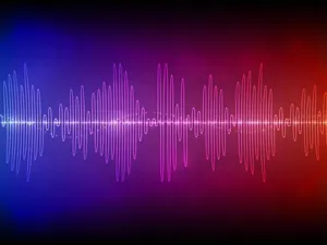 Abstract Soundwave Background Wallpaper