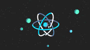 Abstract Space Atom Design Wallpaper