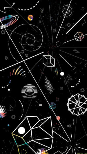 Abstract Space Vector Art Wallpaper