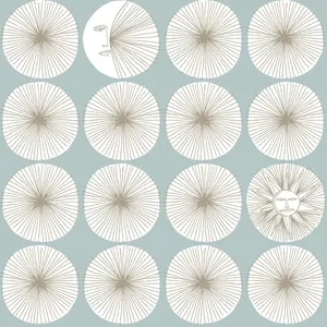 Abstract Sunburst Pattern Wallpaper