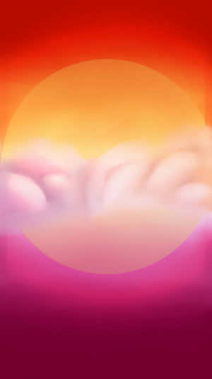 Abstract Sunset Gradient Background Wallpaper