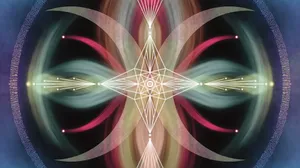 Abstract Symmetry Light Design Wallpaper