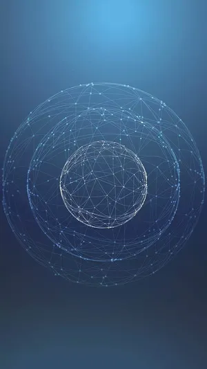 Abstract Technology Network Background Wallpaper