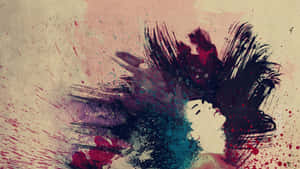 Abstract Teenager Explosion Art Wallpaper