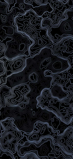 Abstract Topographic Lines Art Wallpaper