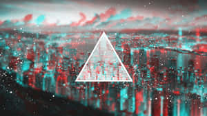 Abstract Triangle Cityscape Wallpaper