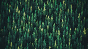 Abstract Triangular Forest Pattern.jpg Wallpaper