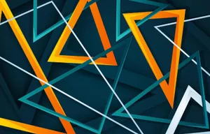 Abstract Triangular Geometry Artwork Wallpaper