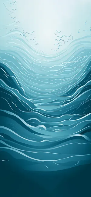 Abstract Underwater Scene Wallpaper