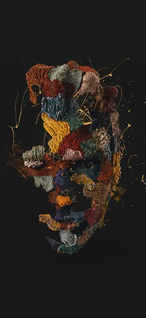 Abstract Visual Art Painting Wallpaper