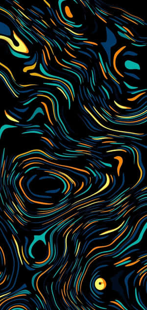 Abstract Vortex Pattern Wallpaper