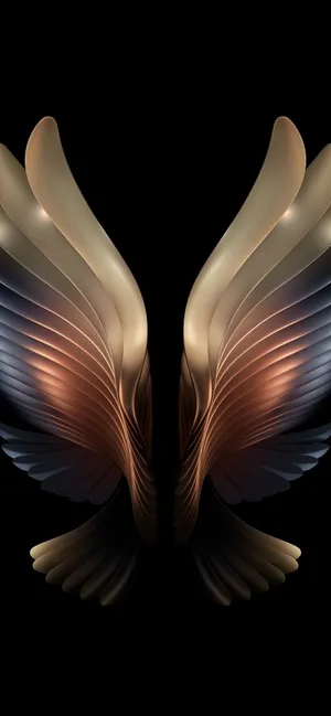 Abstract Winglike Artwork Wallpaper