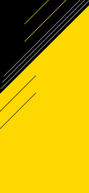 Abstract Yellowand Black Design Wallpaper