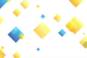 Abstract Yellowand Blue Squares Background Wallpaper