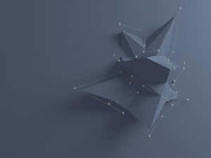 Abstract3 D Network Structure Wallpaper