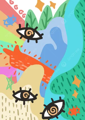 Absurd Eye With Hand Wallpaper