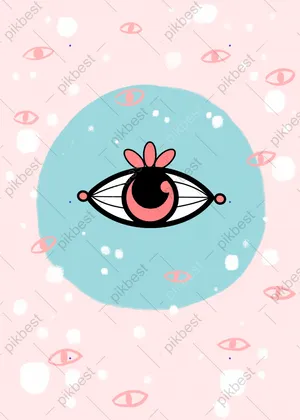 Absurd Eye With Leaves Wallpaper