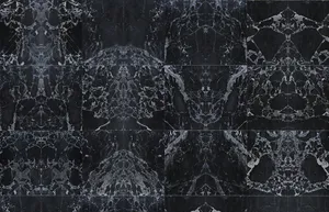 Abtract Patterns On Black Marble Iphone Wallpaper